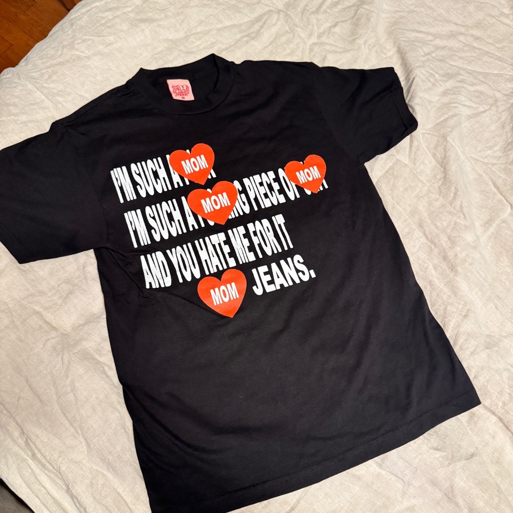 Mom Jeans band shirt MJ